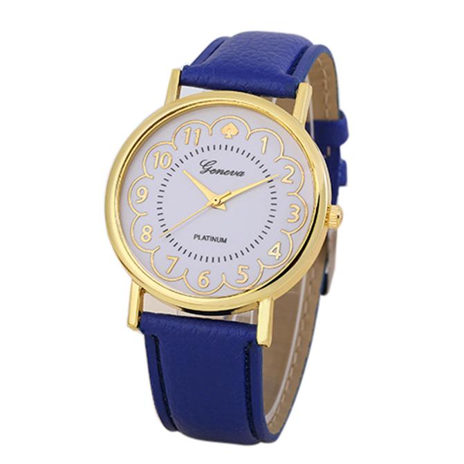 Women Watches Leather Band Analog Quartz Wrist Watch BU