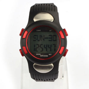 Fitness 3D Pedometer Calories Counter Sport Watch Pulse Heart Rate Monitor