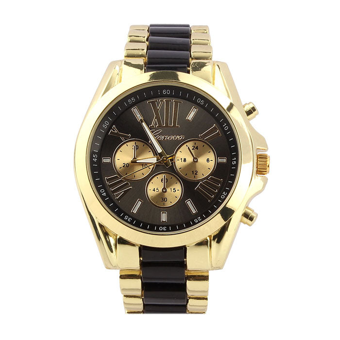 Classic Luxury Men Stainless Steel Quartz Analog Wrist Watch Fashion