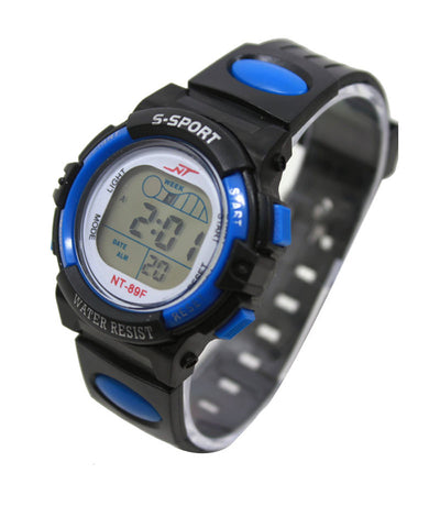 Boy Girl Alarm Date Digital Multifunction Sport LED Light Wrist Watch