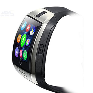 Bluetooth Smart Watch Curved surface Camera Support SIM Card For Smartphone