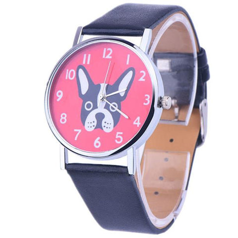 Leather Band Analog Quartz Vogue Wrist Watches