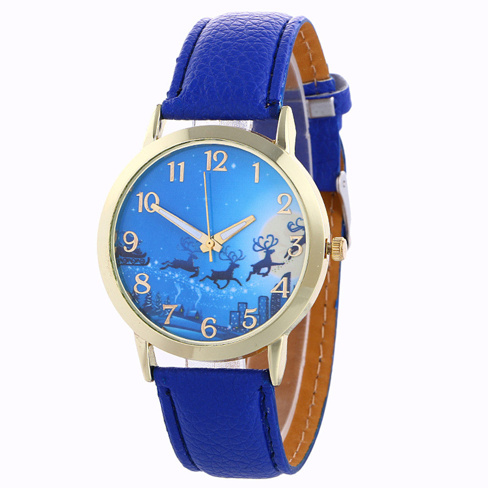 Christmas Pattern Analog Quartz Vogue Watches