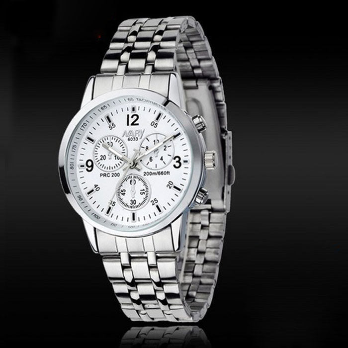 1PC Luxury Waterproof Stainless Steel Quartz Women Wrist Watch Jewelry