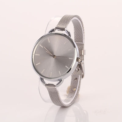 Girls Women Ladies Analog Stainless Quartz Bracelet Wristwatch Watch