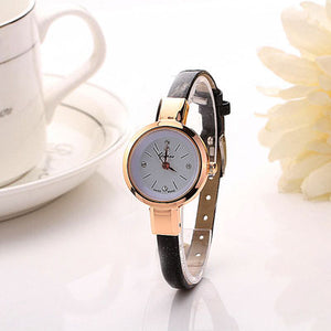 Fashion Women Lady Round Quartz Analog Bracelet Wristwatch Watch Gift