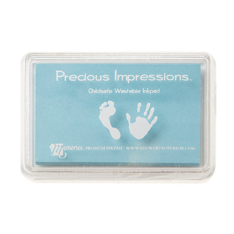 Darice Stewart Superior Precious Impressions Child Safe Stamp Pad Baby Blue