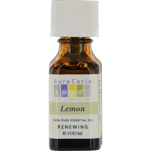 ESSENTIAL OILS AURA CACIA by Aura Cacia LEMON-ESSENTIAL OIL .5 OZ