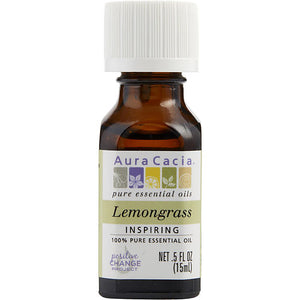 ESSENTIAL OILS AURA CACIA by Aura Cacia LEMON GRASS-ESSENTIAL OIL .5 OZ