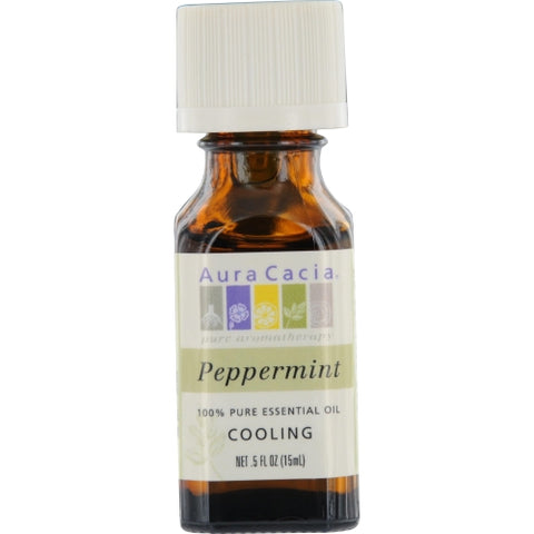 ESSENTIAL OILS AURA CACIA by Aura Cacia PEPPERMINT-ESSENTIAL OIL .5 OZ