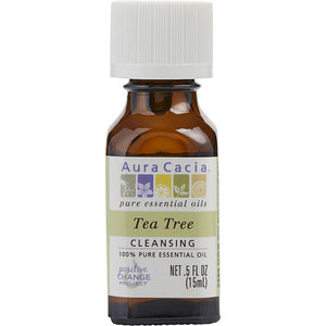 ESSENTIAL OILS AURA CACIA by Aura Cacia TEA TREE-ESSENTIAL OIL .5 OZ