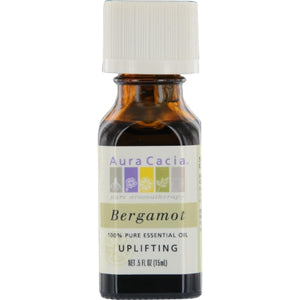 ESSENTIAL OILS AURA CACIA by Aura Cacia BERGAMOT-ESSENTIAL OIL .5 OZ