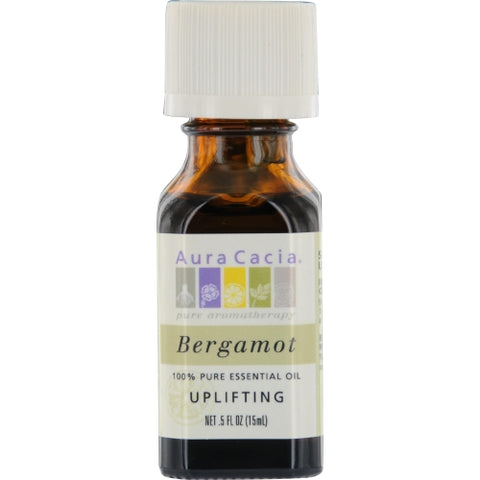 ESSENTIAL OILS AURA CACIA by Aura Cacia BERGAMOT-ESSENTIAL OIL .5 OZ