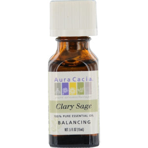 ESSENTIAL OILS AURA CACIA by Aura Cacia CLARY SAGE-ESSENTIAL OIL .5 OZ