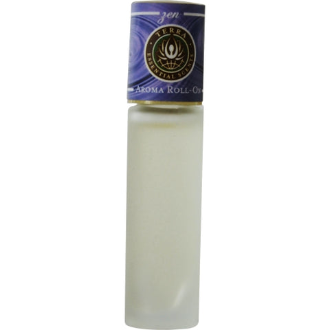 TERRA ESSENTIAL SCENTS by Terra Essential Scents ZEN AROMA ROLL ON -  MEDITATIVE BLEND OF SANDALWOOD & NAG CHAMPA OILS WITH CLEAR QUARTZ GENSTONES IN JOJOBA OIL .33 OZ