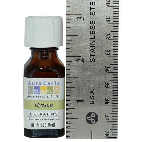 ESSENTIAL OILS AURA CACIA by Aura Cacia HYSSOP-ESSENTIAL OIL .5 OZ