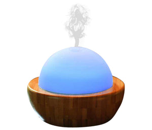 Sunpentown Ultrasonic Aroma Diffuser/Humidifier with Bamboo Base