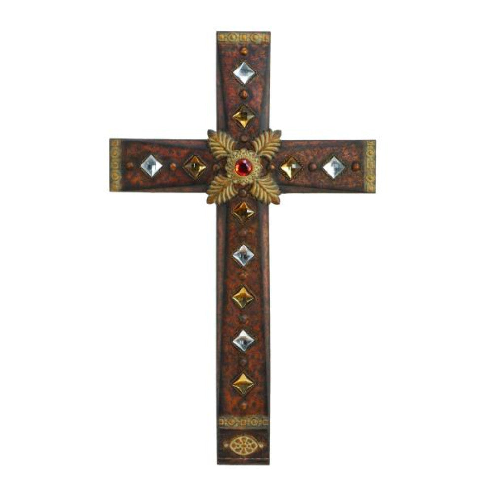 METAL WALL CROSS 32""H, 20""W