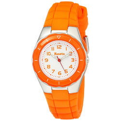 Roots Women""s Saturna Analog Sports Watch, Orange