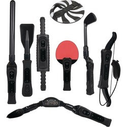 Cta Digital Nintendo Wii 8-in-1 Sports Pack For Wii Sport Resort (black)